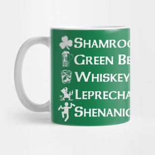 St. Patricks Day List Mug